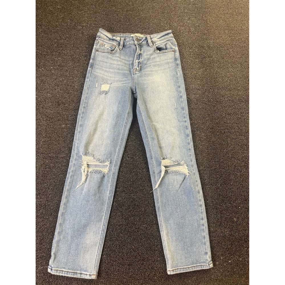 Hidden Jeans HD1926M-MD1 Light Wash Distressed Straight Leg Jeans 26
